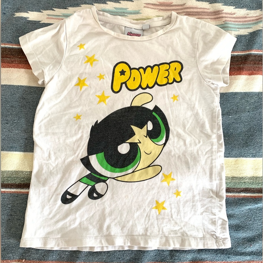 Vintage Kids Powerpuff Girls Buttercup Tee 3-4T